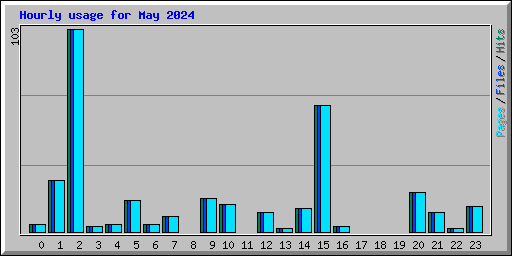 Hourly usage for May 2024